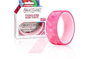 BUCKLOS Tubeless Rim Tape 17/19/21/23/25/28/30/32/35mm Width x 10m Length, Bike Wheel Rim Tape Suitable for Tubeless MTB/Road/Gravel Bikes Wheel Carbon Tubeless Kit -30mm