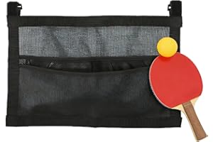 Lymizhuo Ping Pong Paddle Case with Mesh Bag, Under Table Tennis Racket Holder for Balls & Paddles Hanging Pickleball Paddle 
