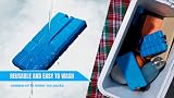 Galvog Ice Packs 200mlx6 Freezer Blocks for Cool Boxes Lunch Bags view 3