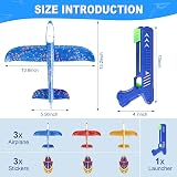 TODARRUN Airplane Launcher Toy 3 Pack LED Foam Gliders with 2 Flight Modes view 6