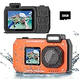 4K Underwater Camera 33 FT Waterproof Camera with