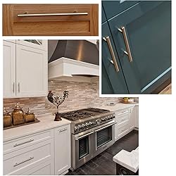 Gobrico Satin Nickel Cabinet Pulls 2-1/2" Hole
