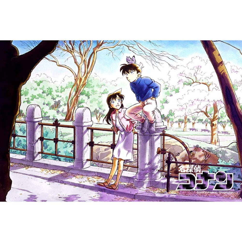 CHENGXI Detective Conan Kudo Shinichi Jigsaw Puzzles Wooden Anime Haibara Ai Puzzle 300/500/1000/150
