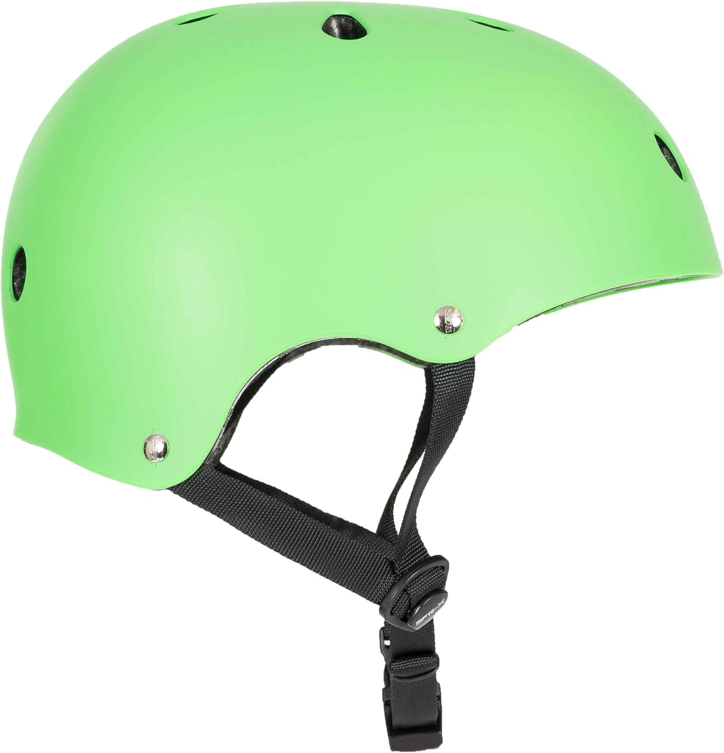 SFR Essentials Childs Helmet - Matt Fluo Green Kids Small/Medium, Matt Green, S/M - Image 5