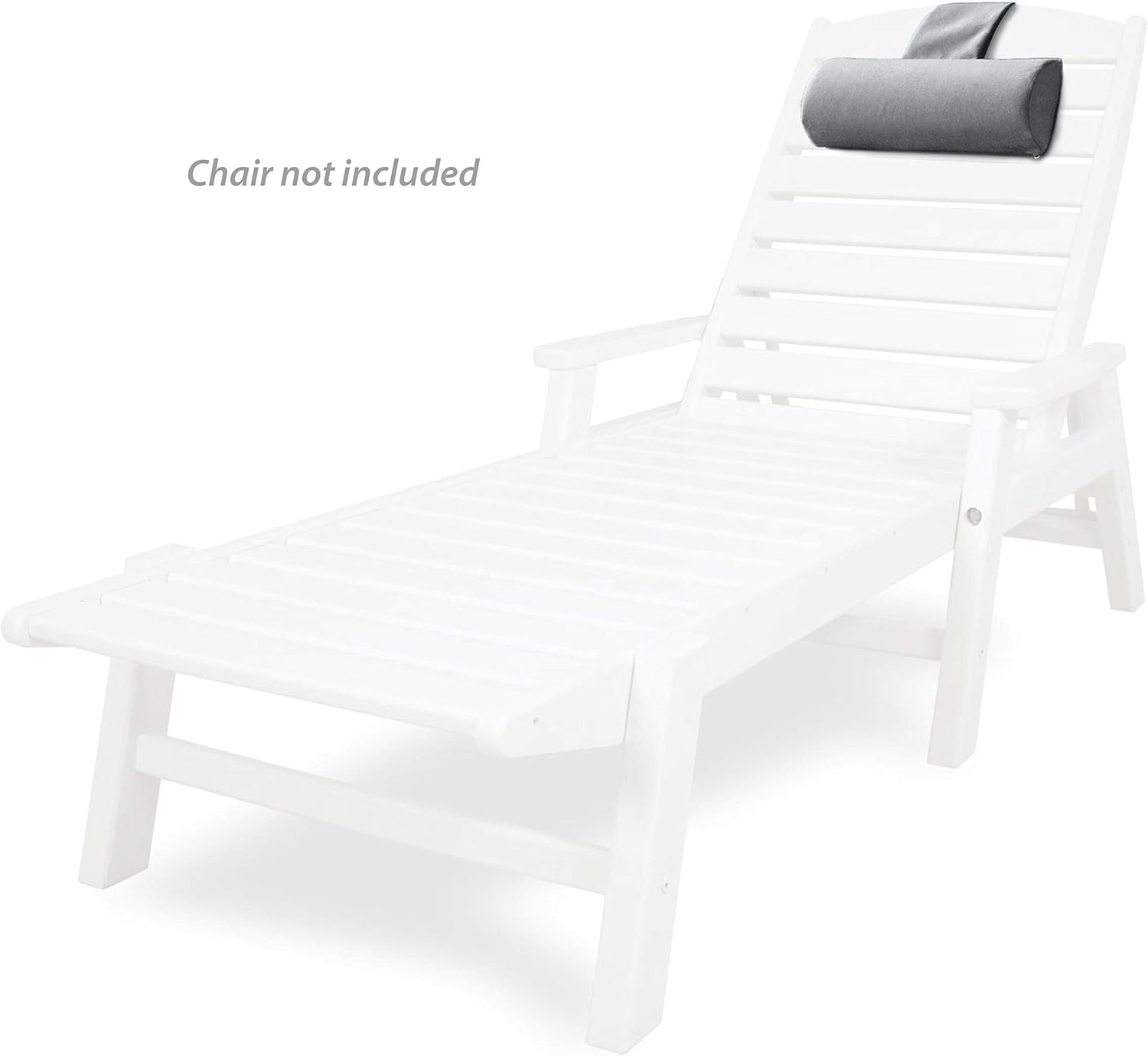 Outdoor AllWeather Patio Chaise Lounge Chair XLarge Head
