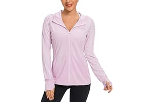KPSUN Women's UPF 50+ UV Sun Protection Clothing Zip Up Hoodie SPF Long Sleeve Sun Shirt Lightweight Running Workout Jacket