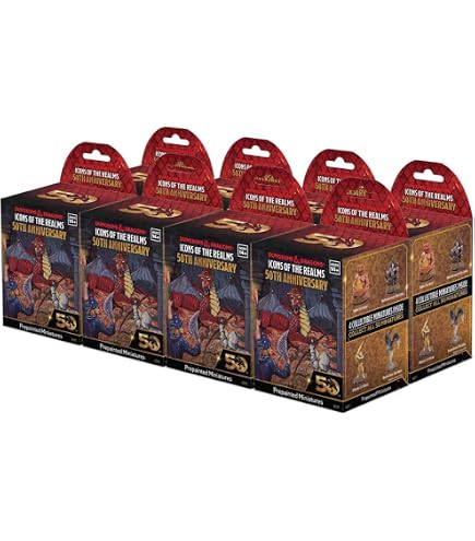 Figurine Dragon Rouge D&D Icons - 50e Anniversaire - Donjons Et Dragons - Pré-peinte - 31 Cm