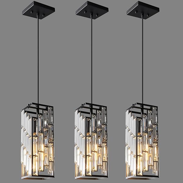 FDPBY BLACK PENDANT LIGHTING MODERN PENDANT LIGHT, MINI...