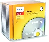 Philips Audio CDR80 10pk 80min 700MB Recordable CD Blank Jewel Cases view 3