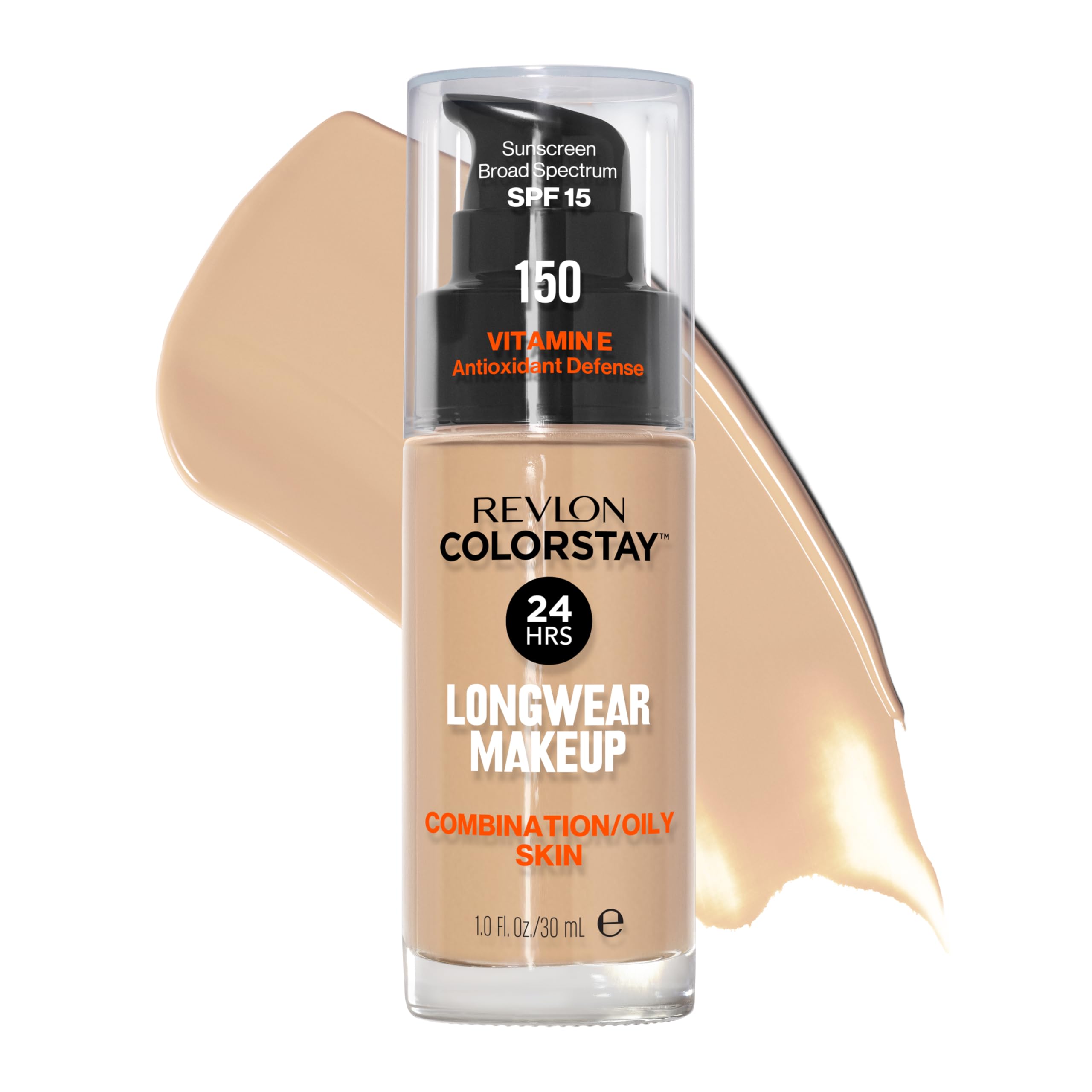Revlon ColorStay Makeup Foundation for Combination/Oily Skin - 30 ml, Buff โ image 1