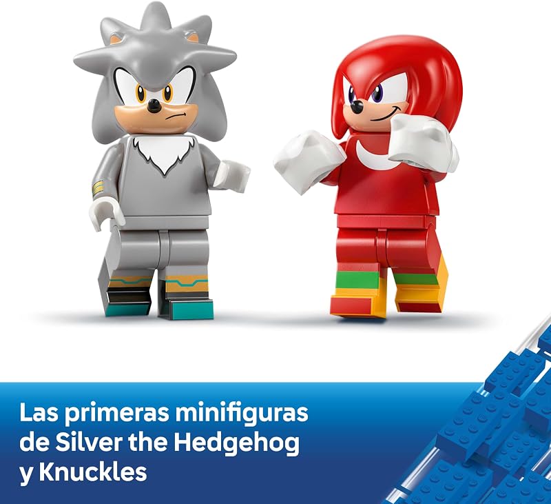 Sonic The Hedgehog: Carro Prateado do Knuckles vs Monster Truck 77118