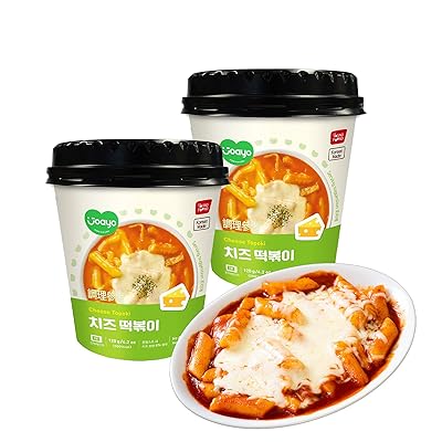Buy Joayo 2 Cup Of Instant Topoki Tteokbokki Korean Snack 120g Rice Cakes Different Flavors Spicy Korean Food Kfood Tteok ë–¡ë³¶ì´ ë–¡ Cheese Online In Germany B095h5yf7m