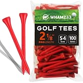 WHAMZ33 W Professional Wooden Golf Tees 2 3/4 inch Tee Pack of 100 Golf Tee