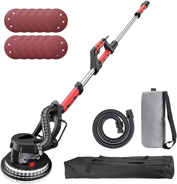 POWER PRO 1090X Electric Drywall Sander Variable Speed 5001800rpm, 750 Watts, with Automatic