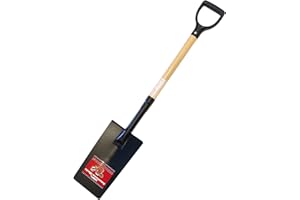 Bully Tools 72500 12-Gauge Edging and Planting Spade with American Ash D-Grip Handle