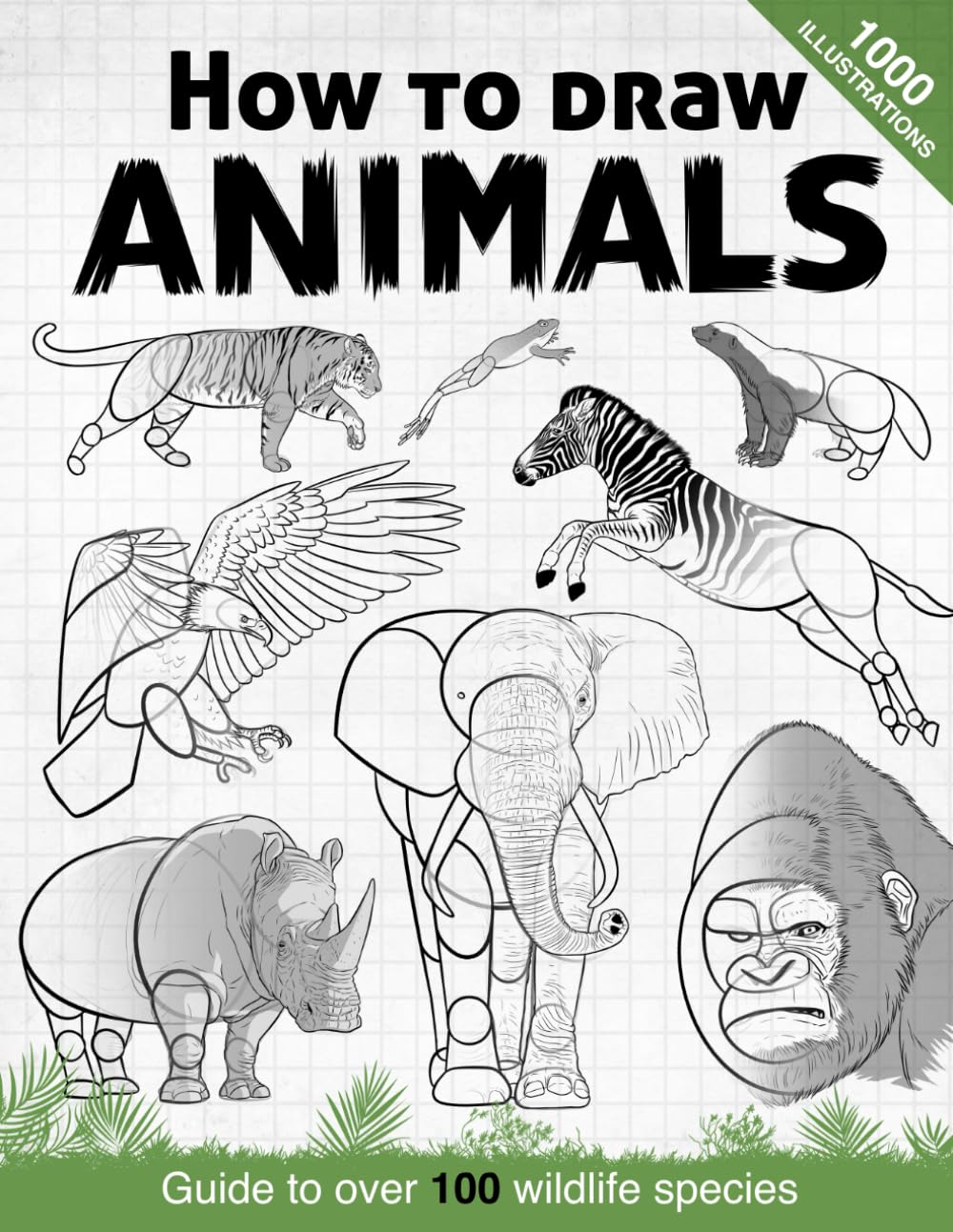Mua How to draw Animals Guide to over 100 wildlife species: Learn step ...