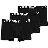 Jockey Men
s Underwear ActiveStretch 4" Boxer Brief - 3 Pack