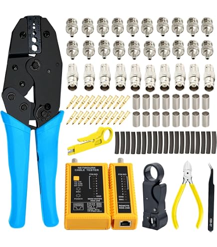 Hex Non-Ratchet Crimp Tool BNC RG58 RG59 RG62 F-Type Hex Non-Ratchet Crimp Tool BNC RG58 RG59 RG62 F-Type