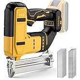 2 in 1 Cordless 18GA Brad Nailer & Stapler, Compatible with Dewalt 20V Max Battery (No Battery), Nail Gun/Staple Gun Battery Powered with 1200 Nails/Staples for DIY, Woodworking