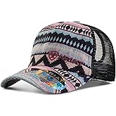ARIAT M&F Western Ladies Cap Tribal Print Pink