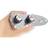 920D Custom JB-CON-CH-BK Dual Pickup Bass Concentric Control Plate Upgrade