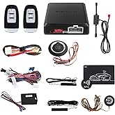 EASYGUARD EC002-NS PKE Passive Keyless Entry Car Alarm System Remote Start Starter Push Start Stop Button NFC Lock Unlock Entry Shock Sensor Alarm