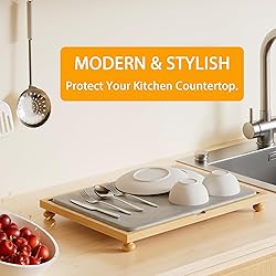 Golener Stone Drying Mat for Kitchen Counter, Dish