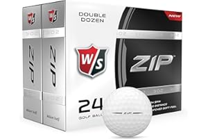 WILSON Staff Zip Golf Balls (Pack of 24)