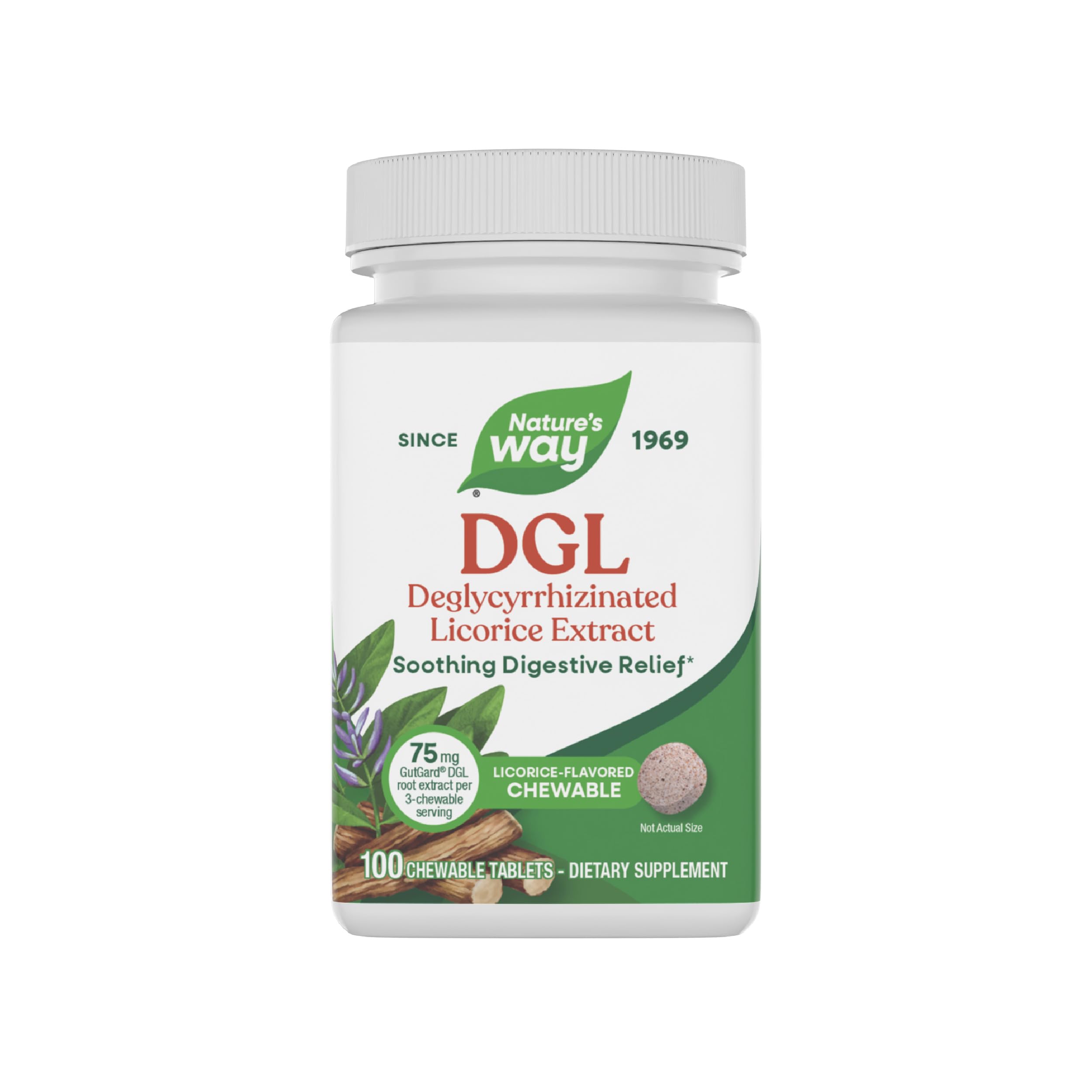 DGL Deglycyrrhizinated Licorice Extract Chewable Tablets