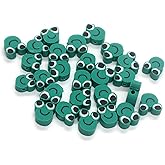 100 Pcs Frog Polymer Clay Beads Mixed Heishi Spacer Beads Supplies for DIY Bracelet Earring Necklace Jewelry Making