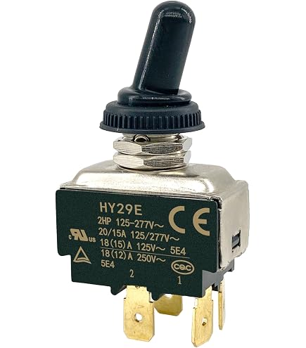 HY29E 2HP 18A 250V Dustproof Two Double Pole Single Throw Toggle