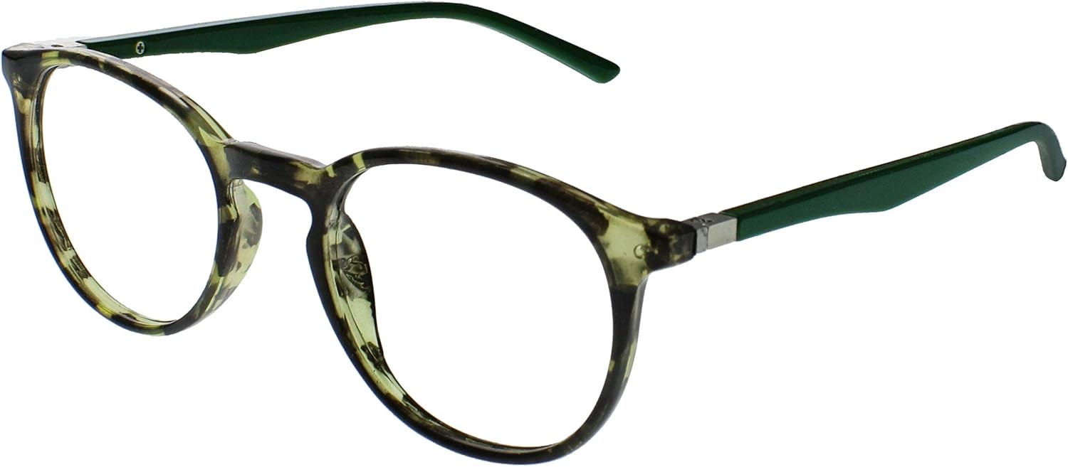OPULIZE MET Reading Glasses for Women Men Slim Round Frame with Spring Hinges and Scratch Resistant - Image 5