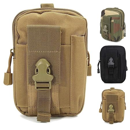 ZhaoCo Taktische Hüfttaschen, Nylon Militär Kompakt MOLLE EDC Tasche Gürteltasche Beutel Taille Taschen für Gadget-Dienstprog