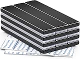 FINDMAG 12 Pack Strong Neodymium Magnets 60x10x3 mm with Adhesive Bar Magnetic