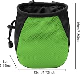 FUZVOL Climbing Chalk Bag Green Bucket with Belt Adjustable Pocket view 2