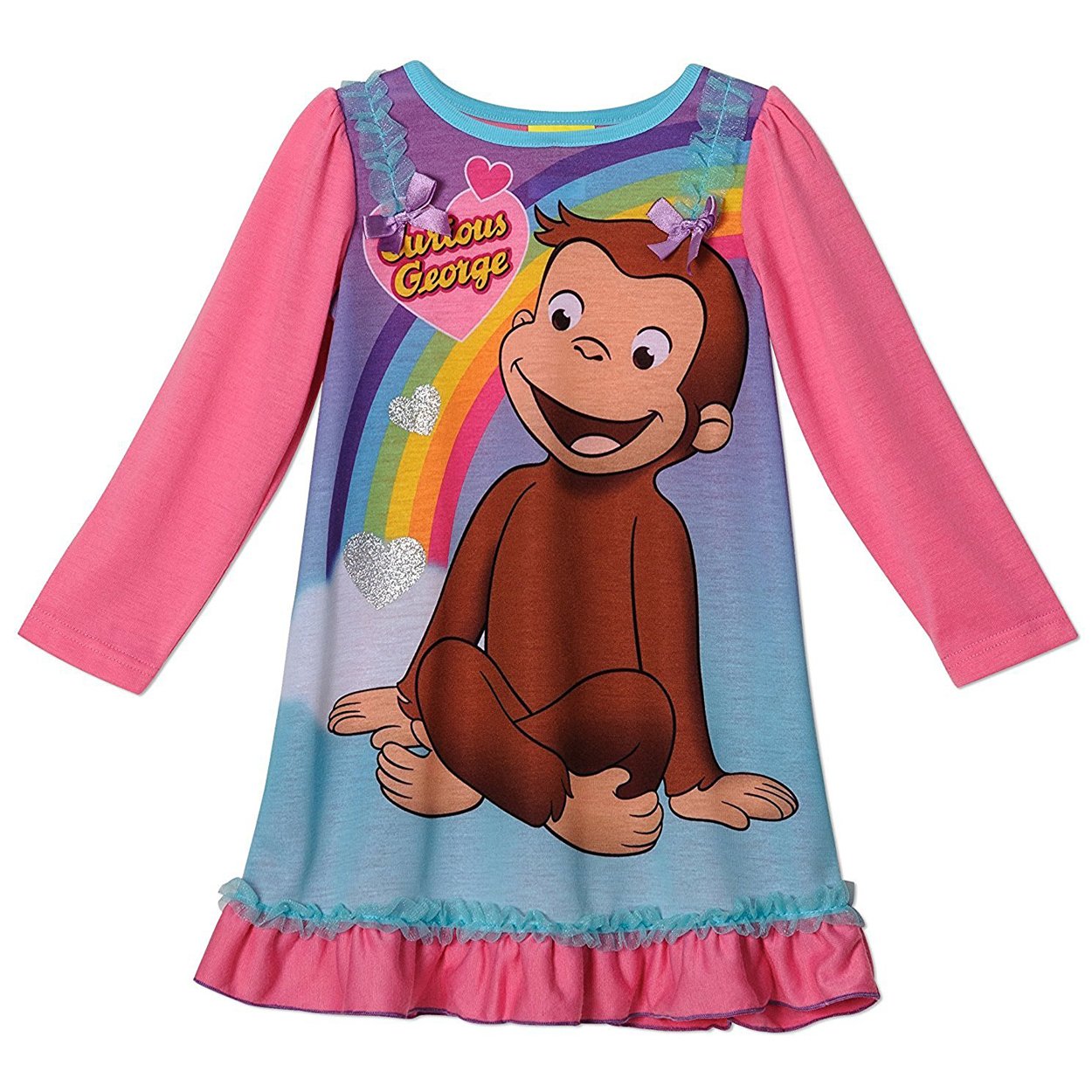 Buy Curious Little Girls Long Sleeve Nightgown Pajamas (4T