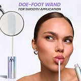 Wonderskin Lip Gloss Clear Glitter Hydrating High Shine Finish Nail view 4