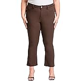 YMI Womens YMI Jeans Women´s Plus Hyperstretch Cropped Kick Flare Pants