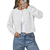 LILLUSORY Womens Cropped Cardigan Sweaters Lightweight Crop Knit Y2k Outfits Fashion Button Up Clothes 2026