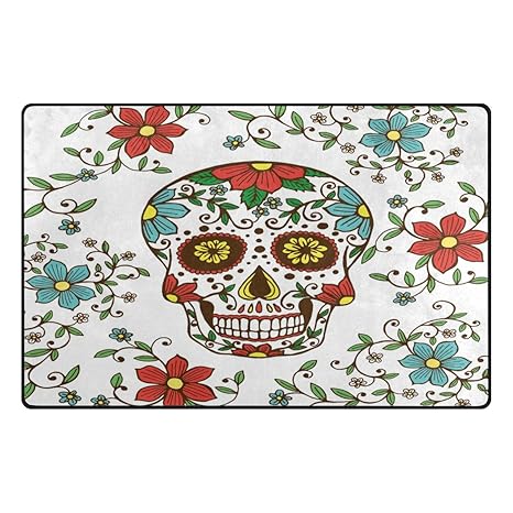 Nursery Decor Wozo Dia De Los Muertos Skull Skeleton Area