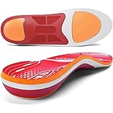 ORHILYA 220lbs+ Plantar Fasciitis Relief Foot Pain Arch Support Insert Orthotics Insole, Women Men Shoe Inserts Standing All Day, Comfort Work Boot Insole Flat Feet Heel Spur Size 10, 290MM