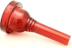 KELLY MOUTHPIECES KELLY-6-1/2AL - Small-shank Trombone/Baritone Lexan-Mouthpiece - Crystal-Red