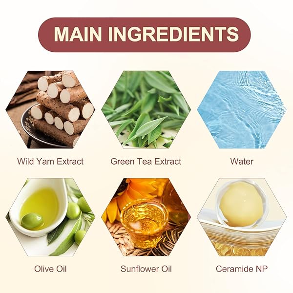 ERRECI WILD YAM CREAM, MOISTURIZING CREAM FOR FACE, HAND, BODY CREAM, ALL PURPOSE DEEP NOURISHMENT | FOR ALL SKIN TYPES | DAILY MOISTURIZER | 2PCS