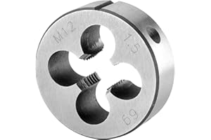 Burkit Metric M12 X 1.5 Round Threading Die, M12 x 1.5 Machine Thread Die Right Hand