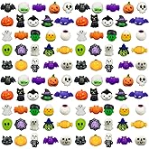 Anditoy 100 PCS Halloween Mochi Squishy Toys Squishies for Kids Girls Boys Halloween Party Favors Halloween Treat Bags Gifts