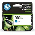 HP 910XL Cyan High-yield Ink Cartridge | Works with HP OfficeJet 8010, 8020 Series, HP OfficeJet Pro 8020, 8030 Series | Eligible for Instant Ink | 3YL62AN