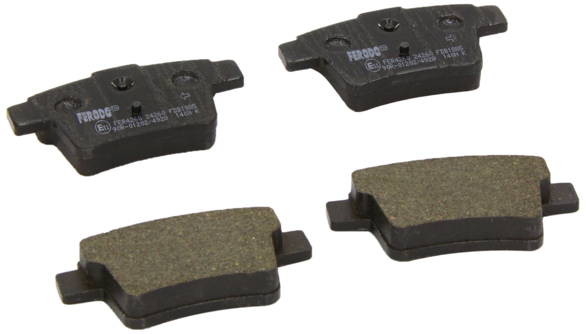 Ferodo FDB1885 Brake Pad Set, disc brake - (set of 4)