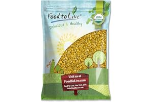 Food to Live Organic Super Sweet Corn, 3 Pounds – Freeze-Dried Kernels, Non-GMO, Kosher, Bulk, Crunchy Snack for Salads, Soup