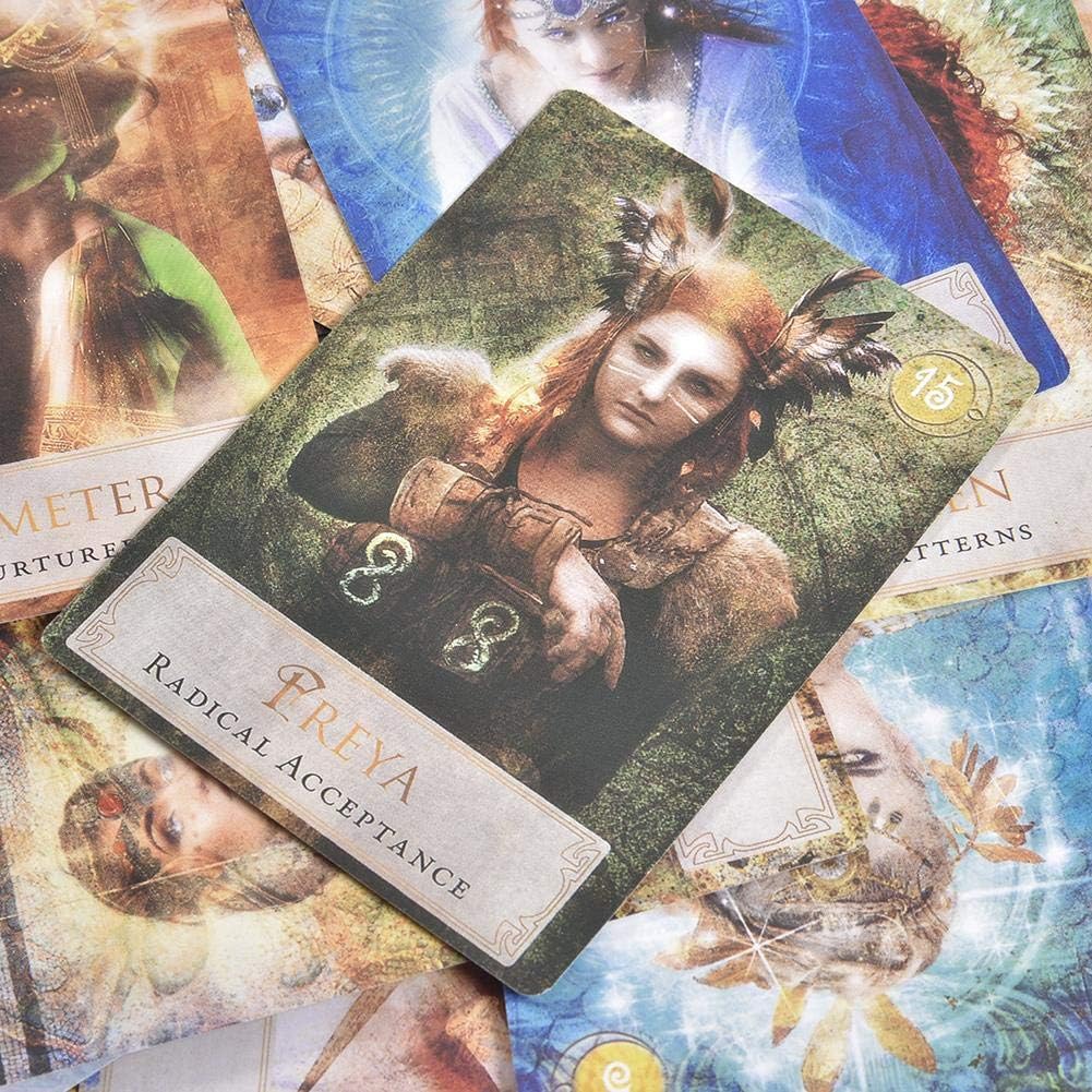 Ecisi Dea Potenza Tarocchi Gioco Da Tavolo Tarocchi Mini Mazzo Di Tarocchi Carte Da Mazzo Da 52 Pezzi Edizione Inglese Mazzi Di Carte Da Gioco Carte