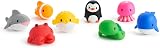 Munchkin Ocean Squirters Baby Bath Toys 8 Pack Sea Animals